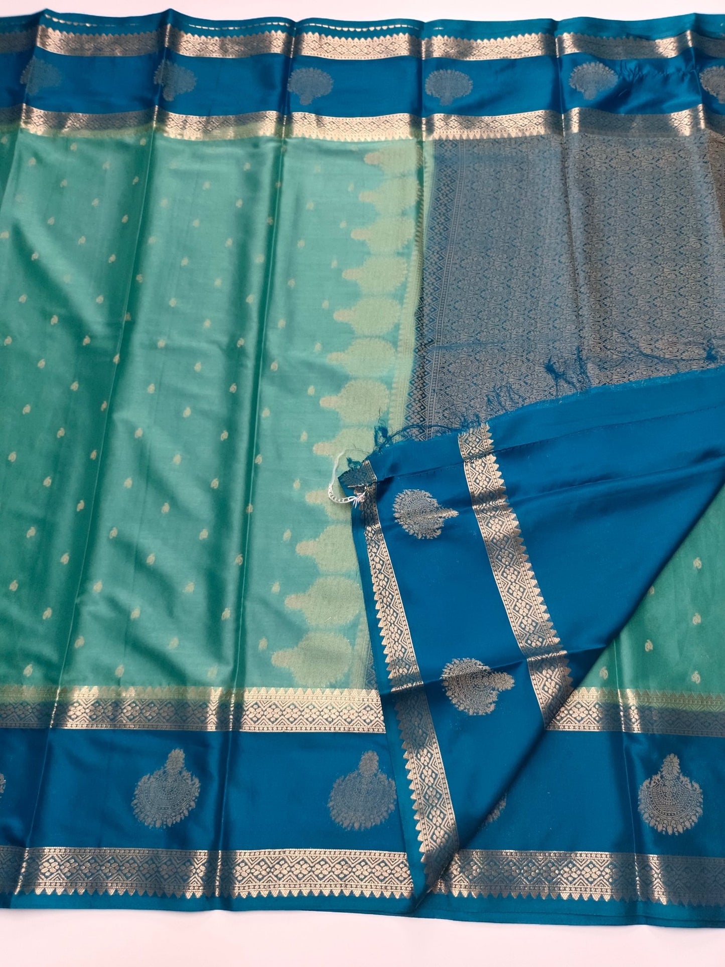 SEMI CREPE SILK SAREE - B S CHANNABASAPPA & SONS