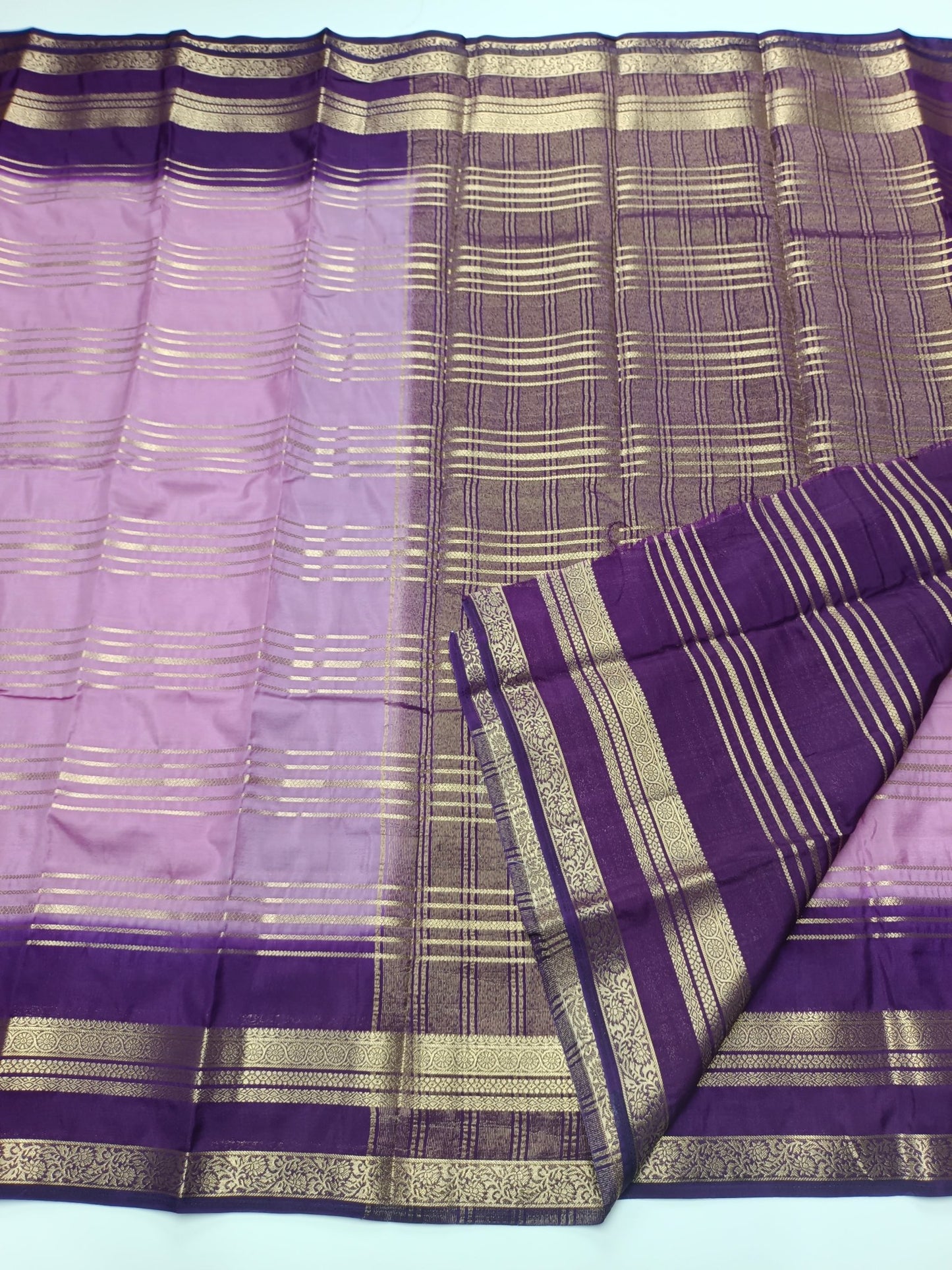 SEMI CREPE SILK SAREE - B S CHANNABASAPPA & SONS