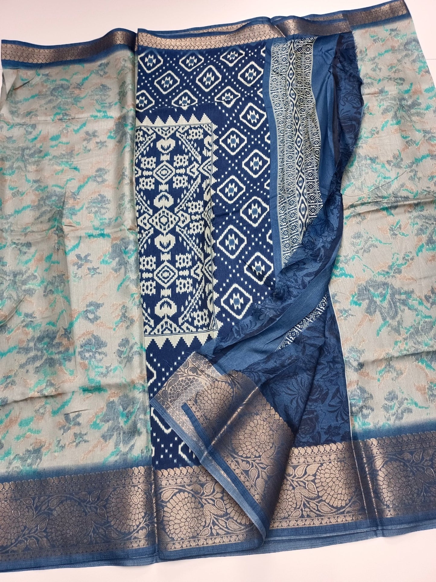 FANCY DOLA SILK SAREE - B S CHANNABASAPPA & SONS