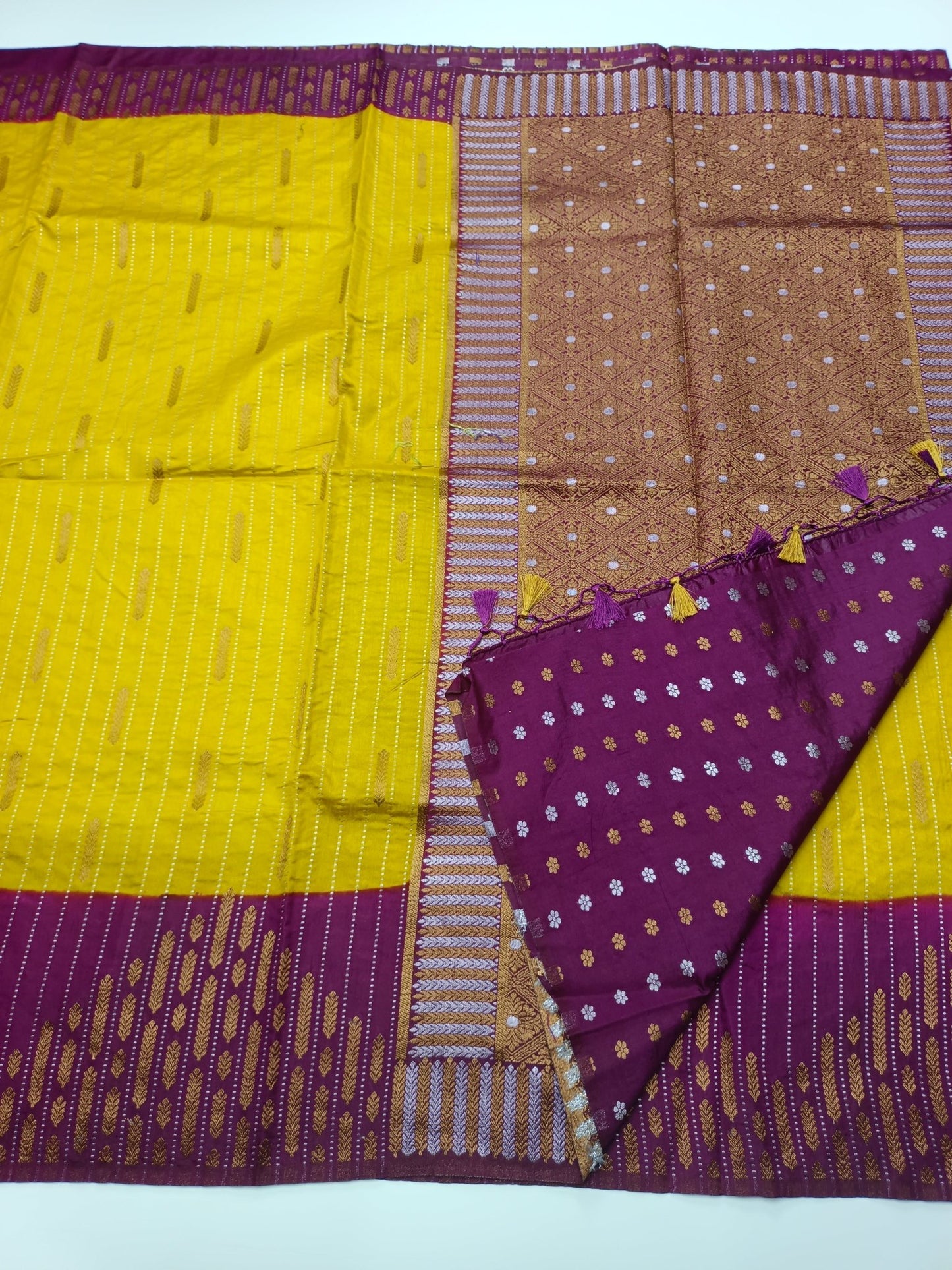FANCY DOLA SILK SAREE - B S CHANNABASAPPA & SONS