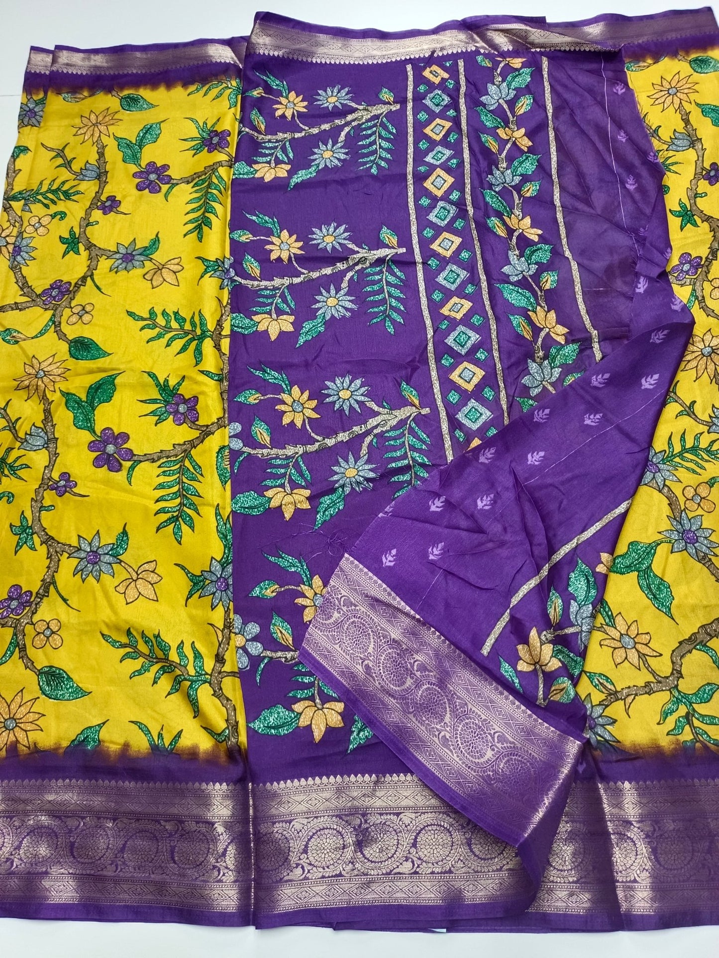 FANCY DOLA SILK SAREE - B S CHANNABASAPPA & SONS