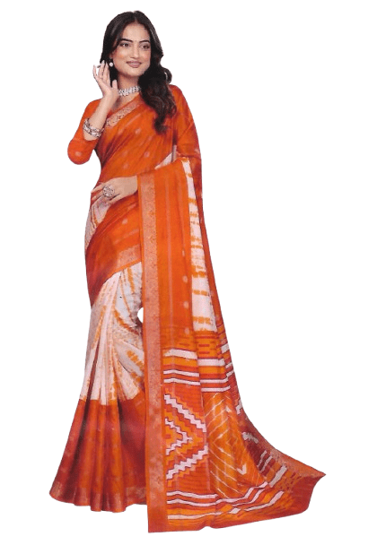 FANCY SYNTHETIC SAREE - B S CHANNABASAPPA & SONS