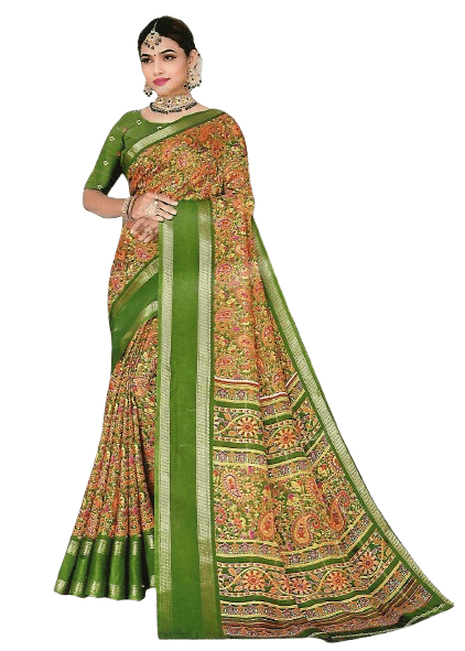 FANCY SYNTHETIC SAREE - B S CHANNABASAPPA & SONS
