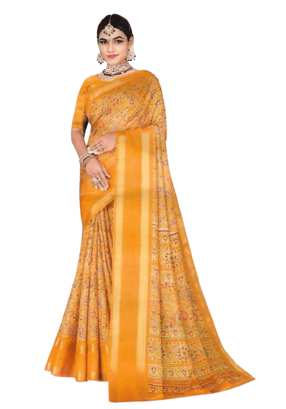 FANCY SYNTHETIC SAREE - B S CHANNABASAPPA & SONS