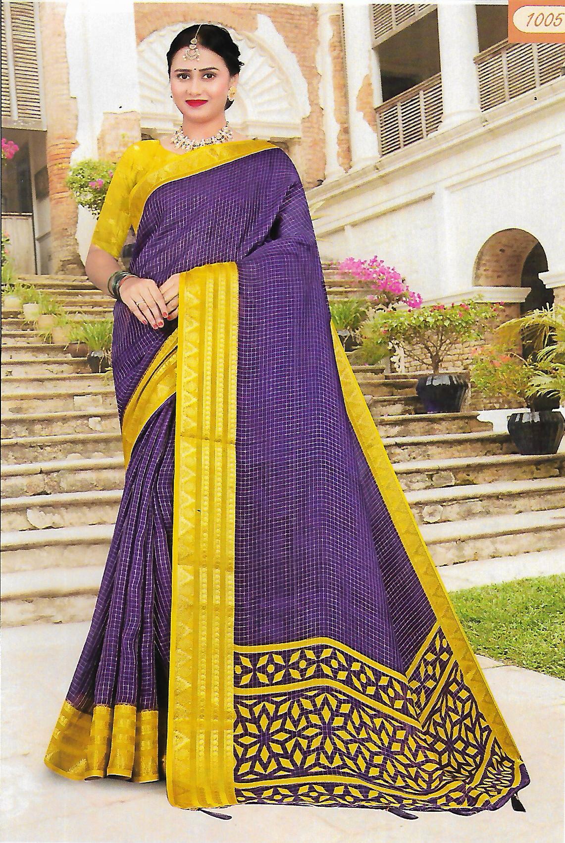 FANCY SYNTHETIC SAREE - B S CHANNABASAPPA & SONS