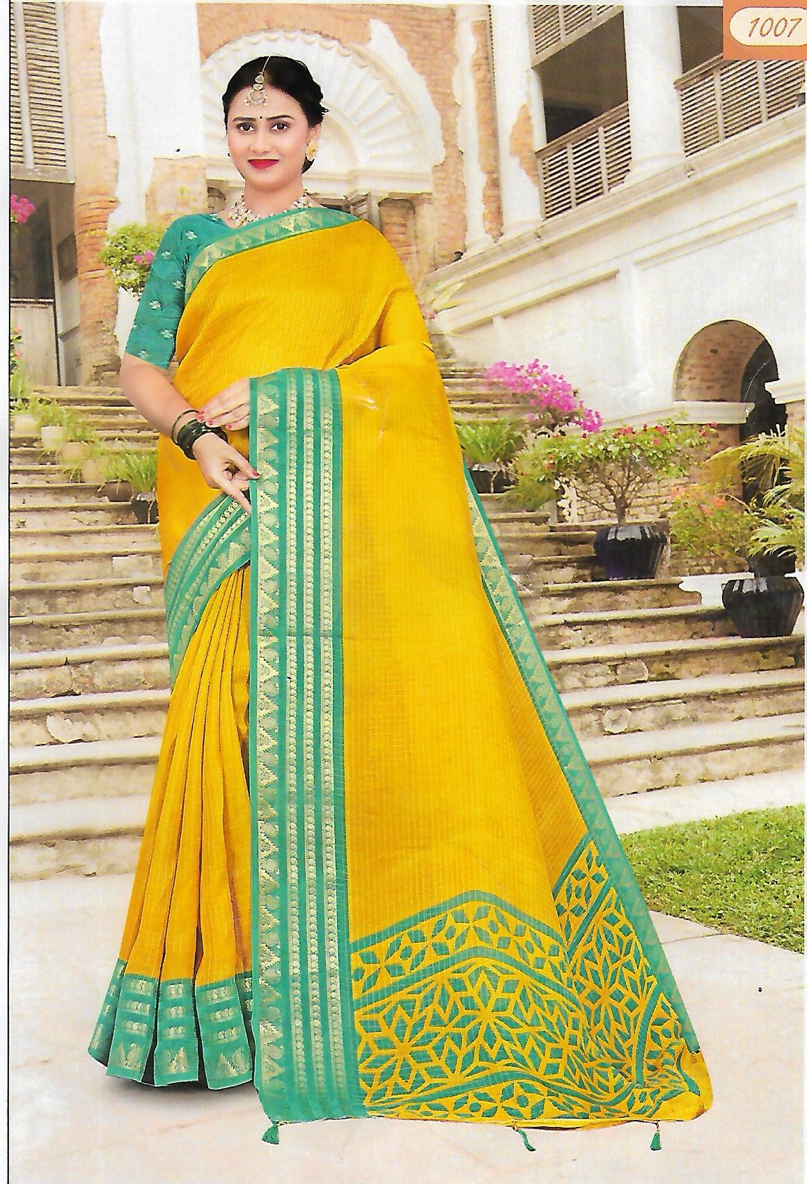FANCY SYNTHETIC SAREE - B S CHANNABASAPPA & SONS