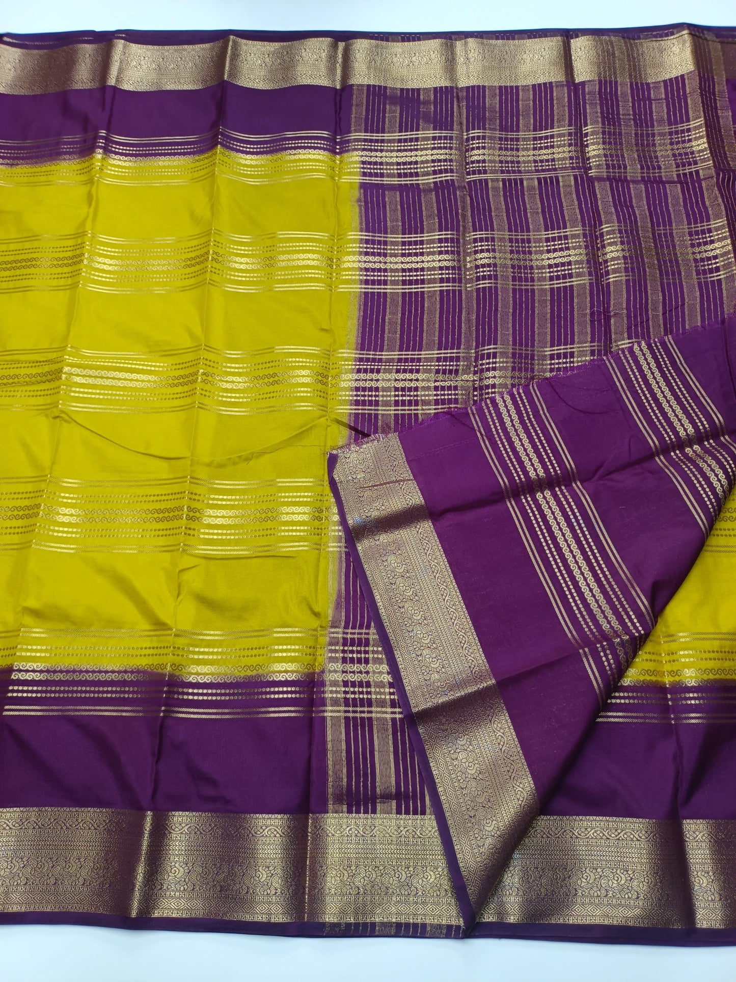 SEMI CREPE SILK SAREE - B S CHANNABASAPPA & SONS