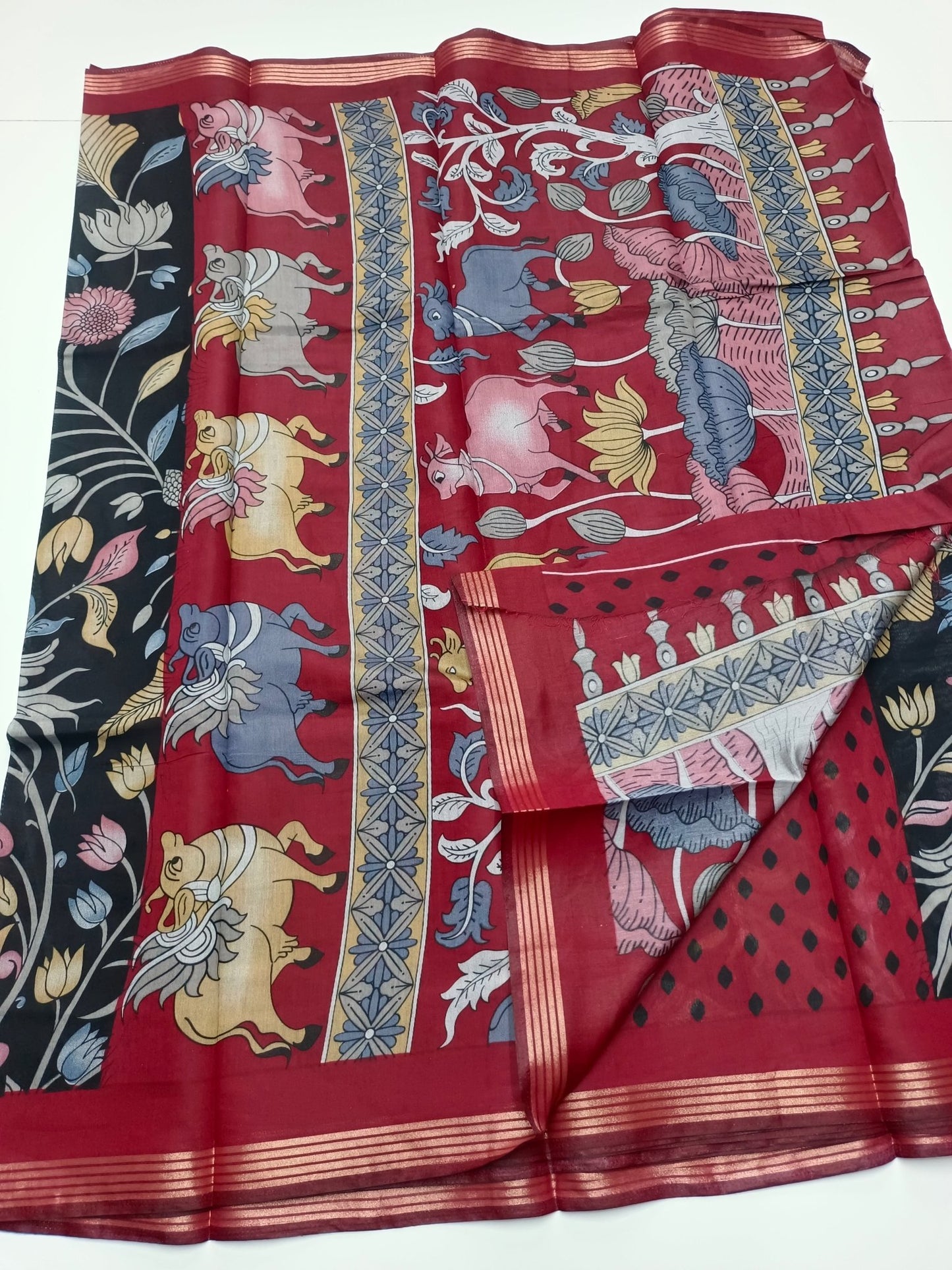 FANCY DOLA SILK SAREE - B S CHANNABASAPPA & SONS