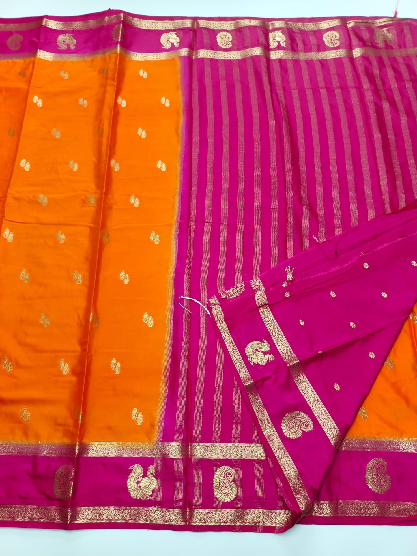 SEMI CREPE SILK SAREE - B S CHANNABASAPPA & SONS