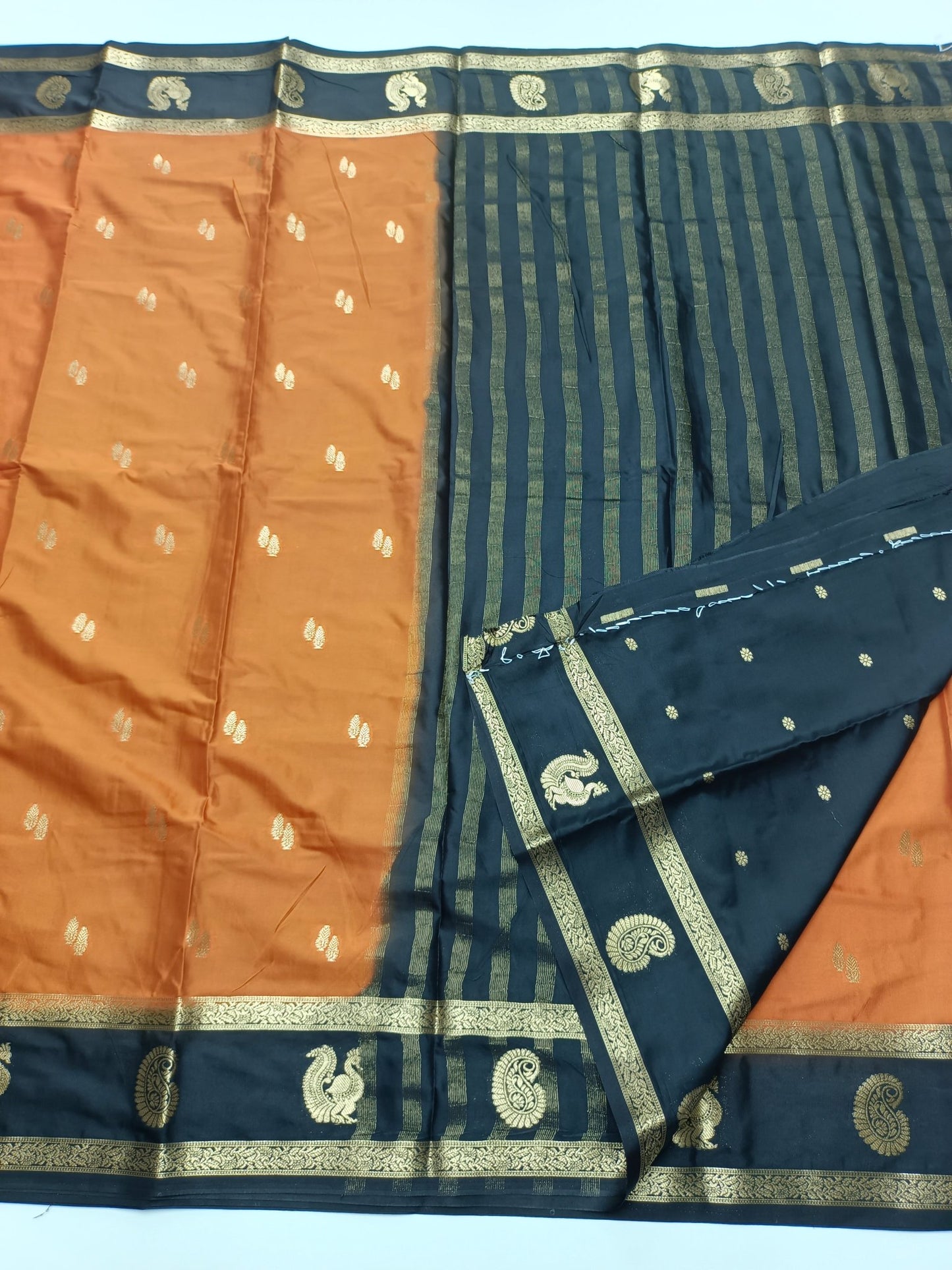 SEMI CREPE SILK SAREE - B S CHANNABASAPPA & SONS
