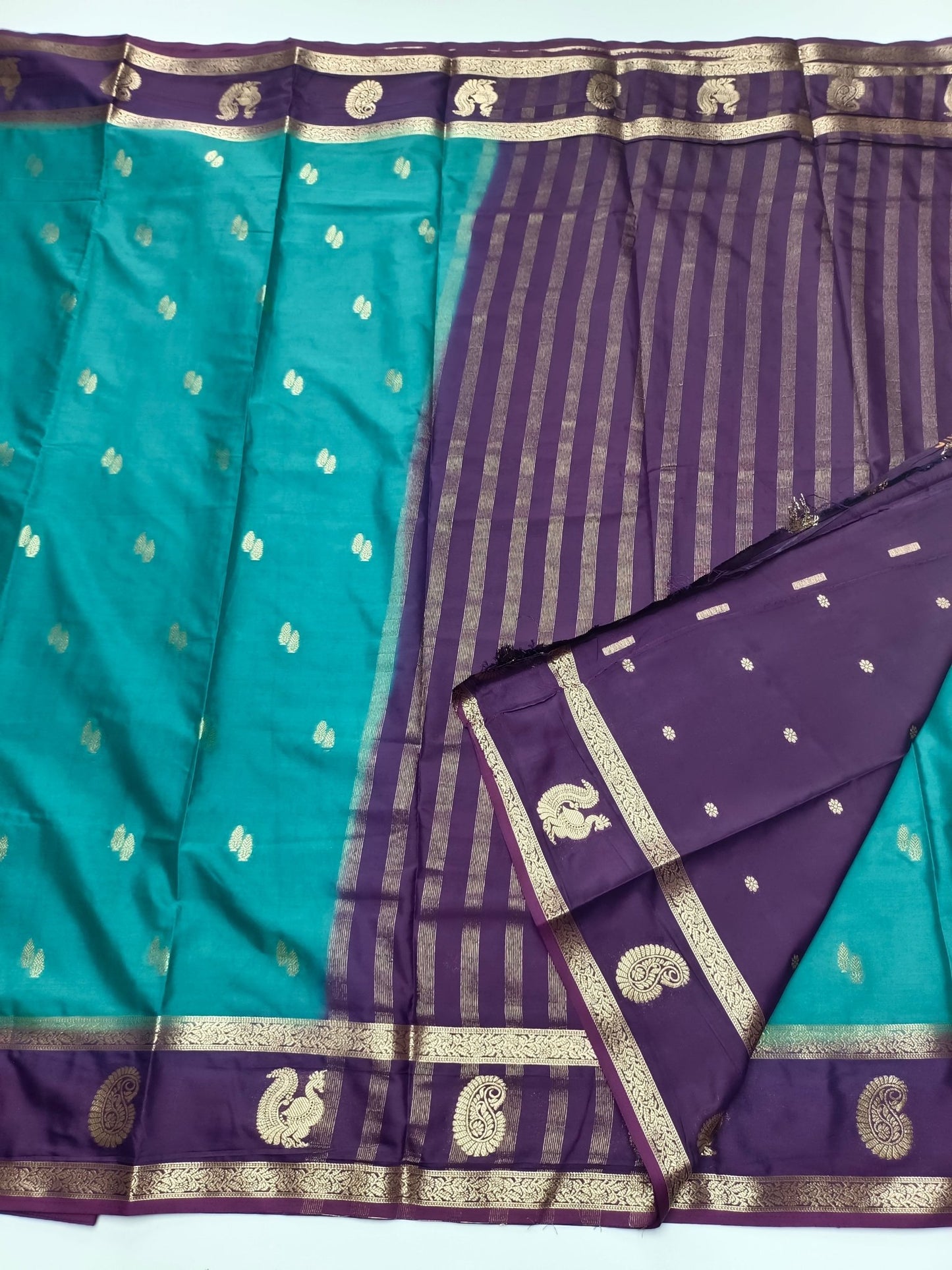 SEMI CREPE SILK SAREE - B S CHANNABASAPPA & SONS
