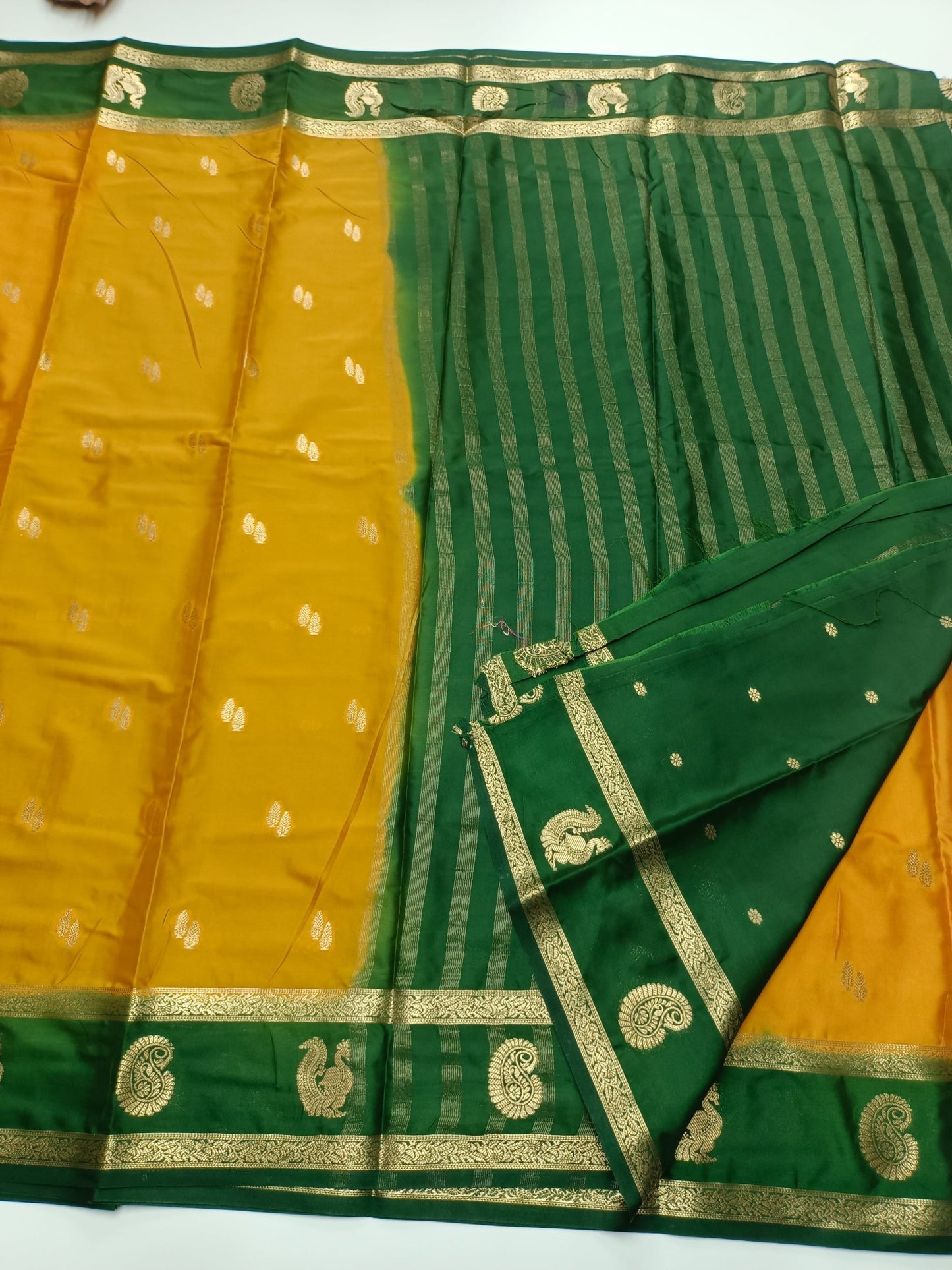 SEMI CREPE SILK SAREE - B S CHANNABASAPPA & SONS