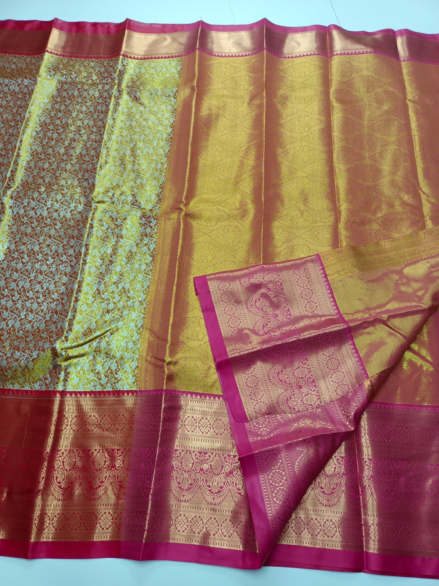 FANCY BROCADE SAREE - B S CHANNABASAPPA & SONS