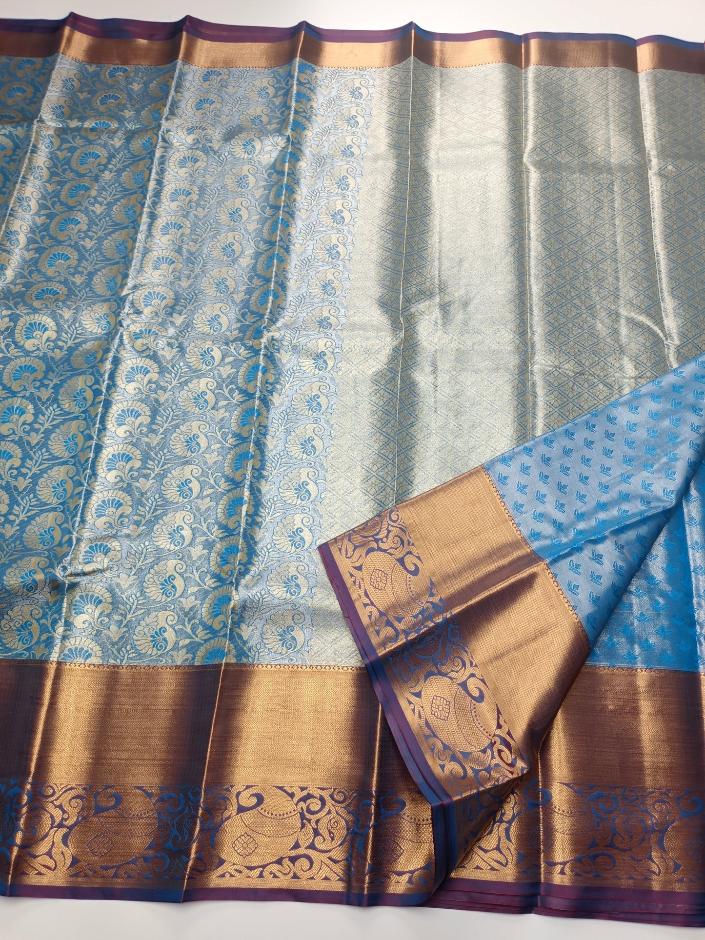 FANCY BROCADE SAREE - B S CHANNABASAPPA & SONS