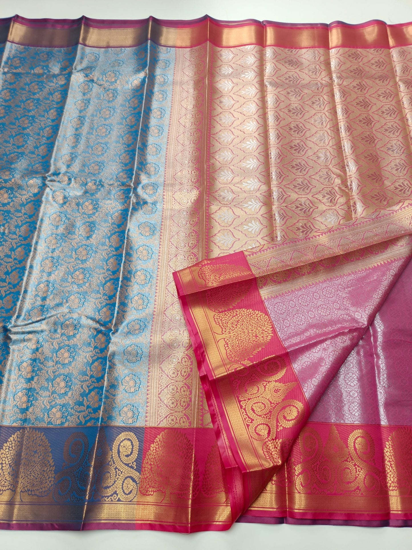 FANCY BROCADE SAREE - B S CHANNABASAPPA & SONS