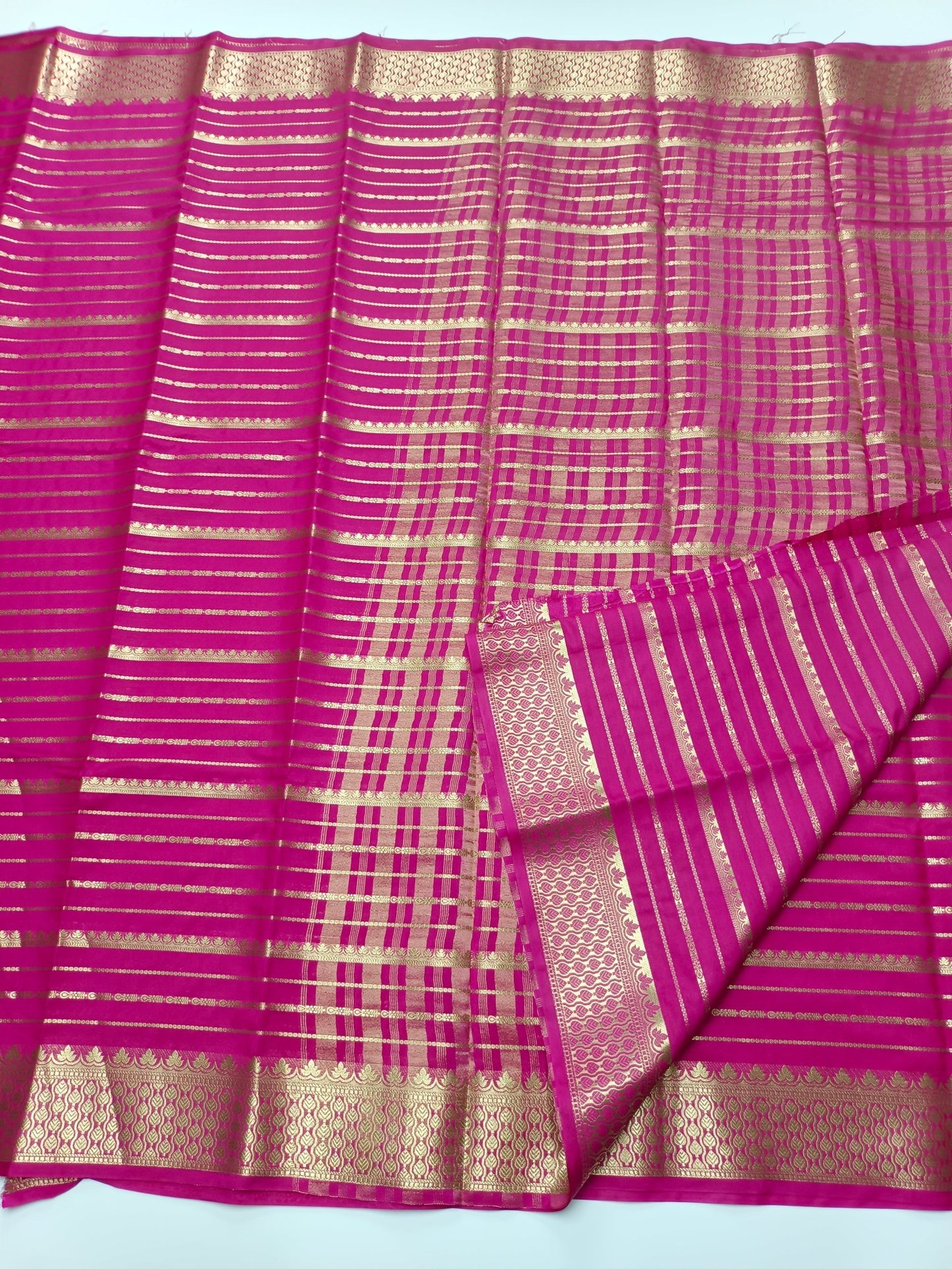 SEMI CREPE SILK SAREE - B S CHANNABASAPPA & SONS