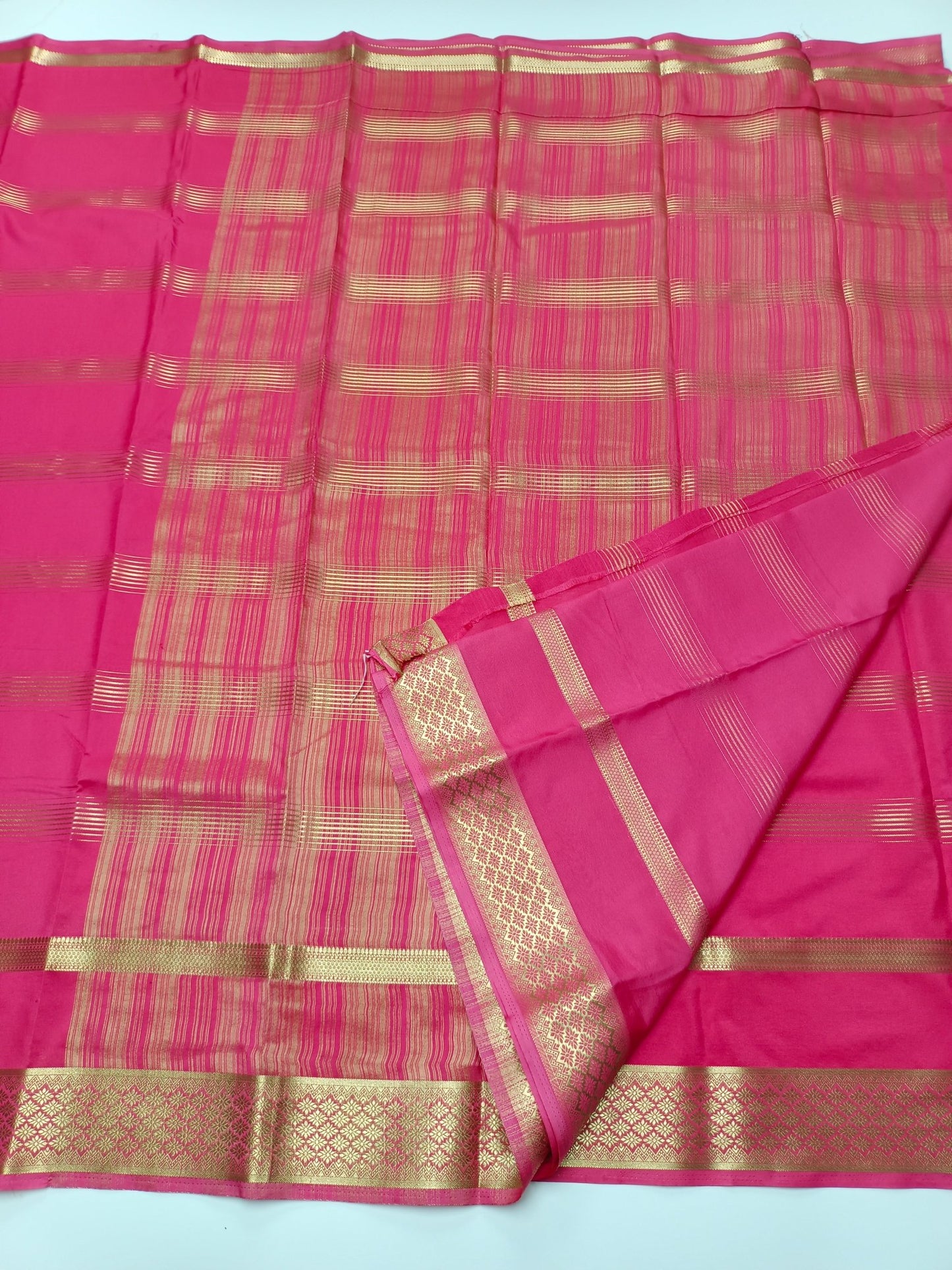 SEMI CREPE SILK SAREE - B S CHANNABASAPPA & SONS
