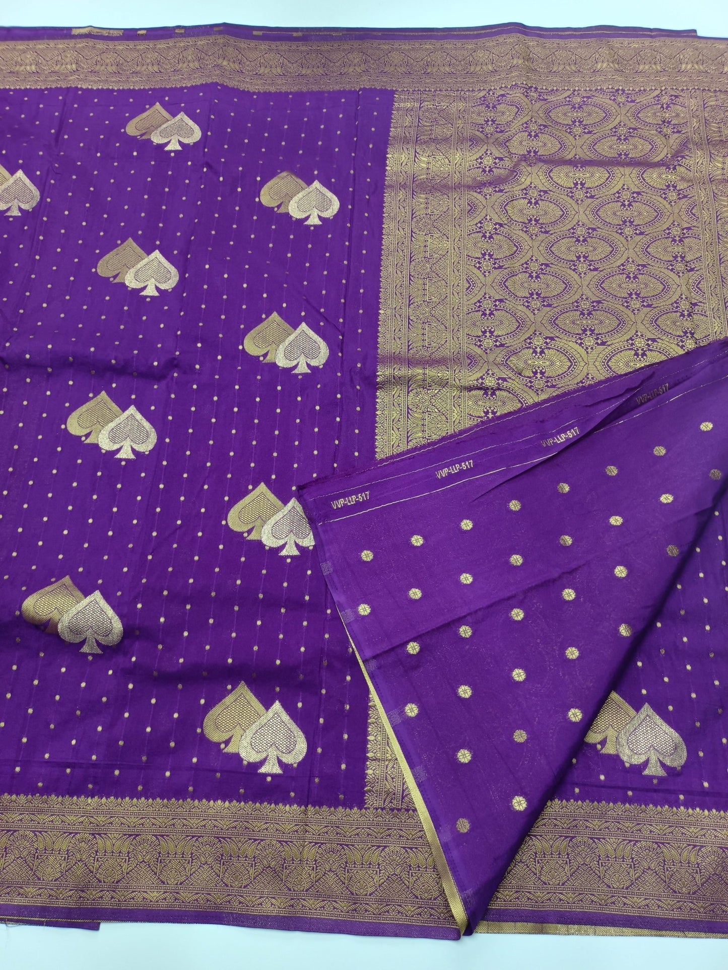 SEMI CREPE SILK SAREE - B S CHANNABASAPPA & SONS