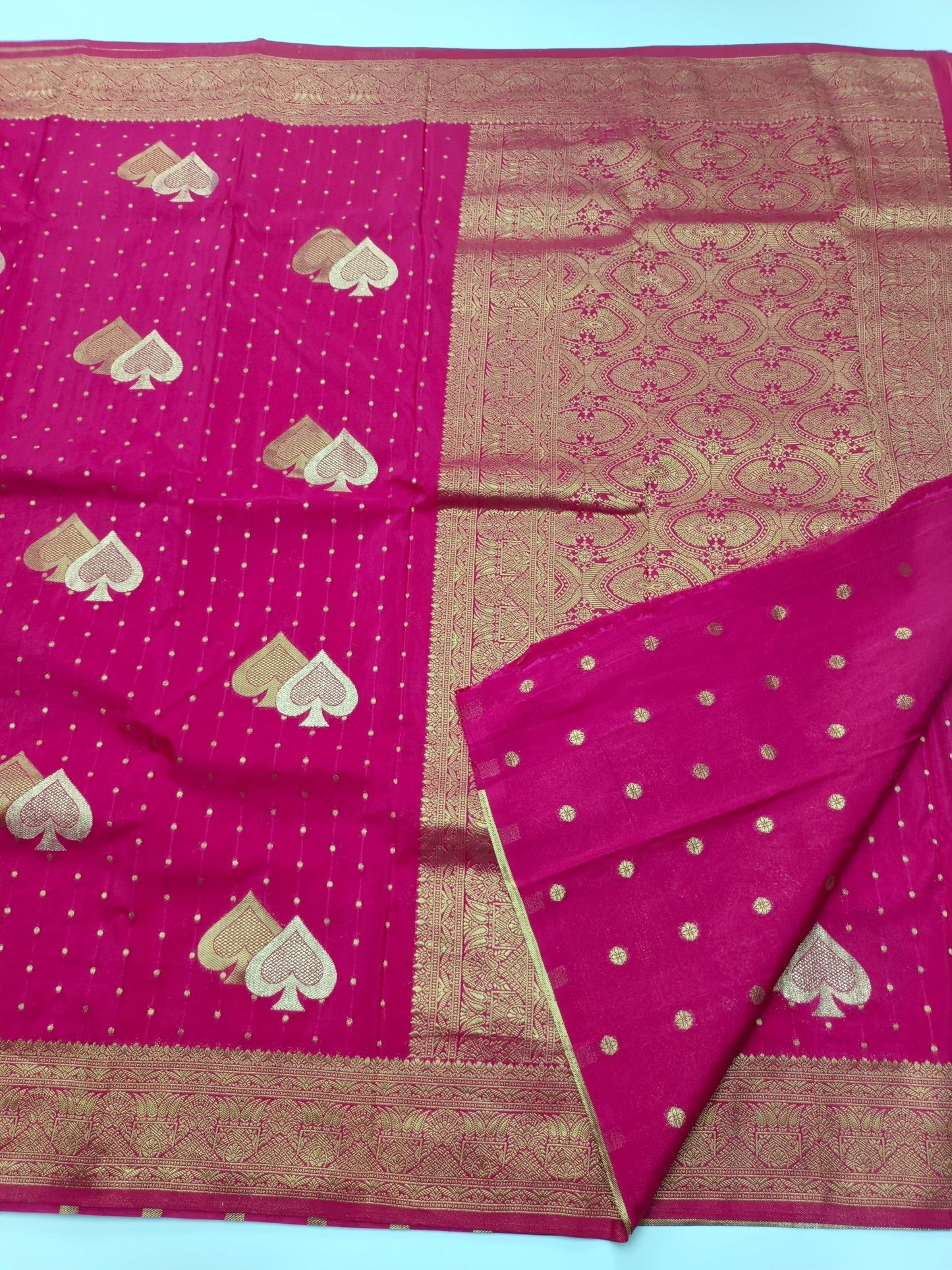 SEMI CREPE SILK SAREE - B S CHANNABASAPPA & SONS