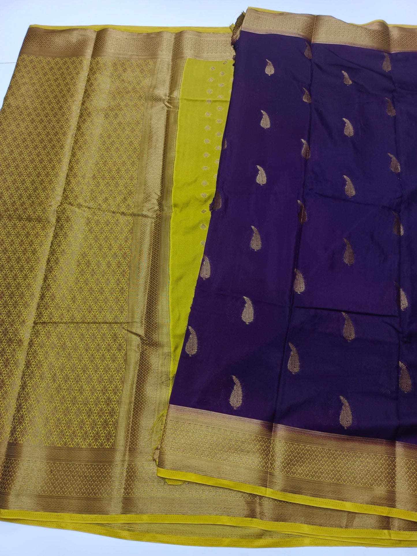 SEMI CREPE SILK SAREE - B S CHANNABASAPPA & SONS