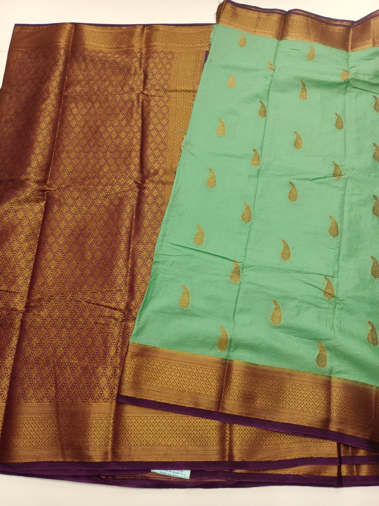 SEMI CREPE SILK SAREE - B S CHANNABASAPPA & SONS