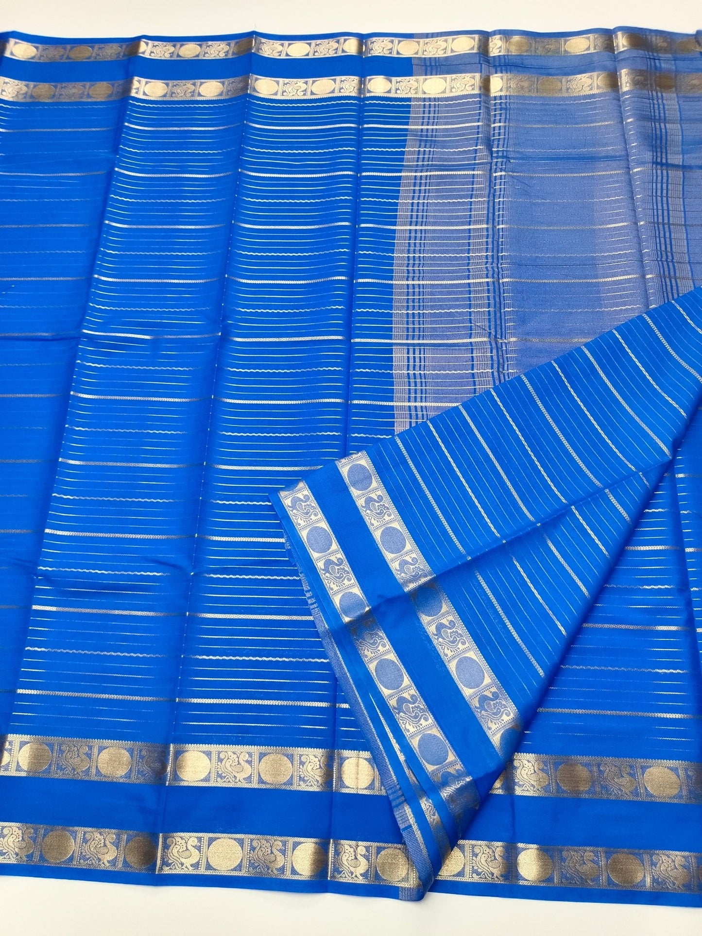 SEMI CREPE SILK SILK SAREE - B S CHANNABASAPPA & SONS