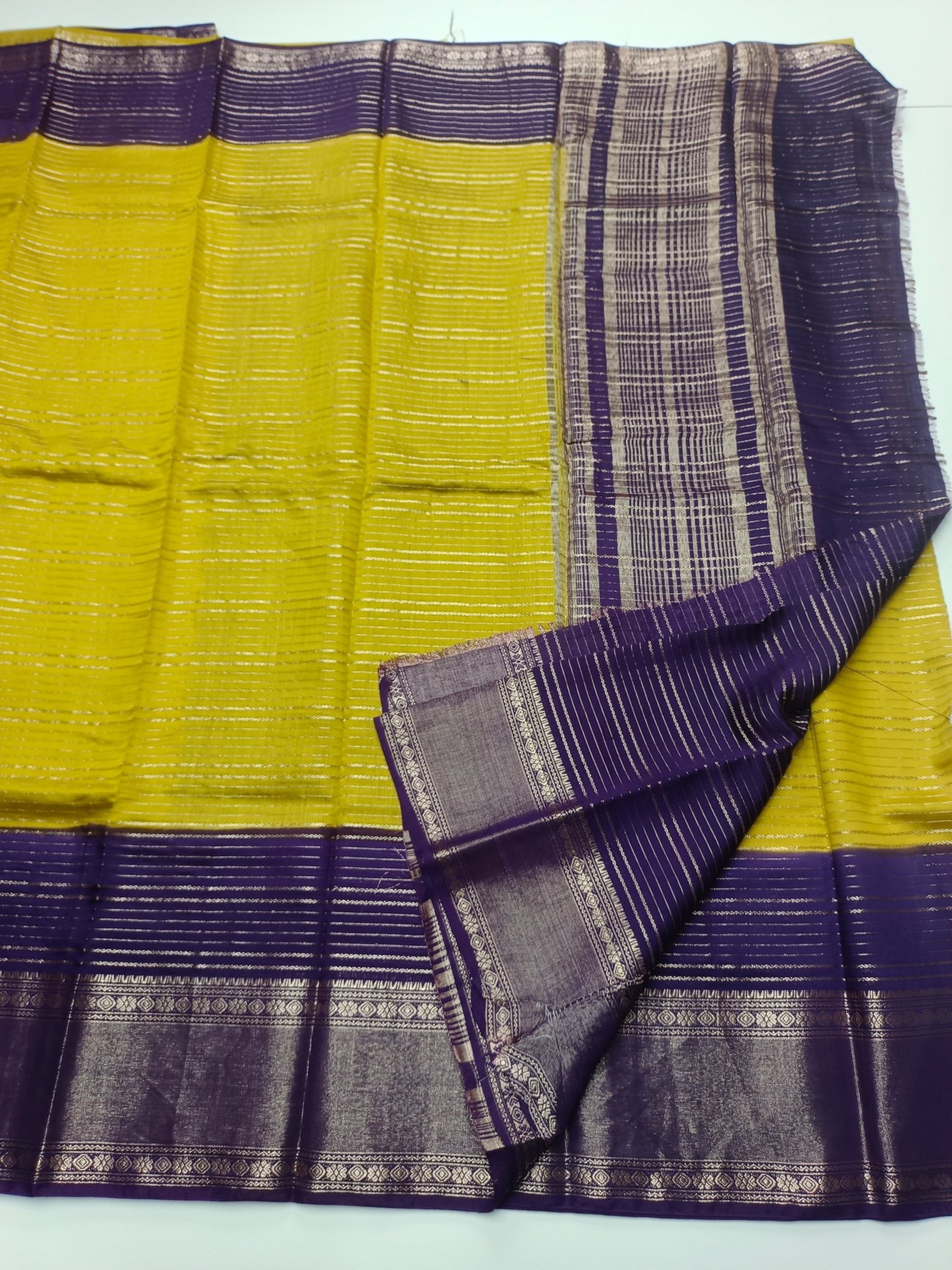 SEMI CREPE SILK SAREE - B S CHANNABASAPPA & SONS