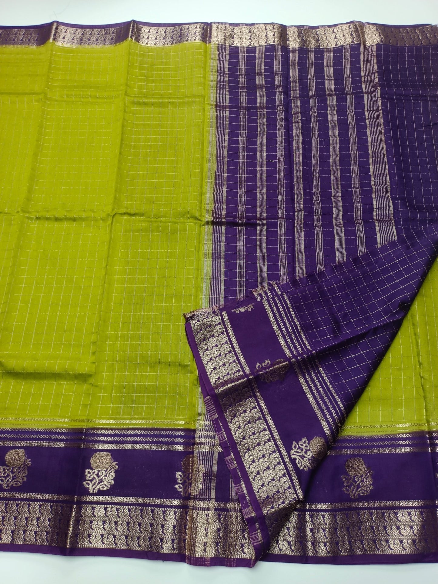 SEMI CREPE SILK SAREE - B S CHANNABASAPPA & SONS
