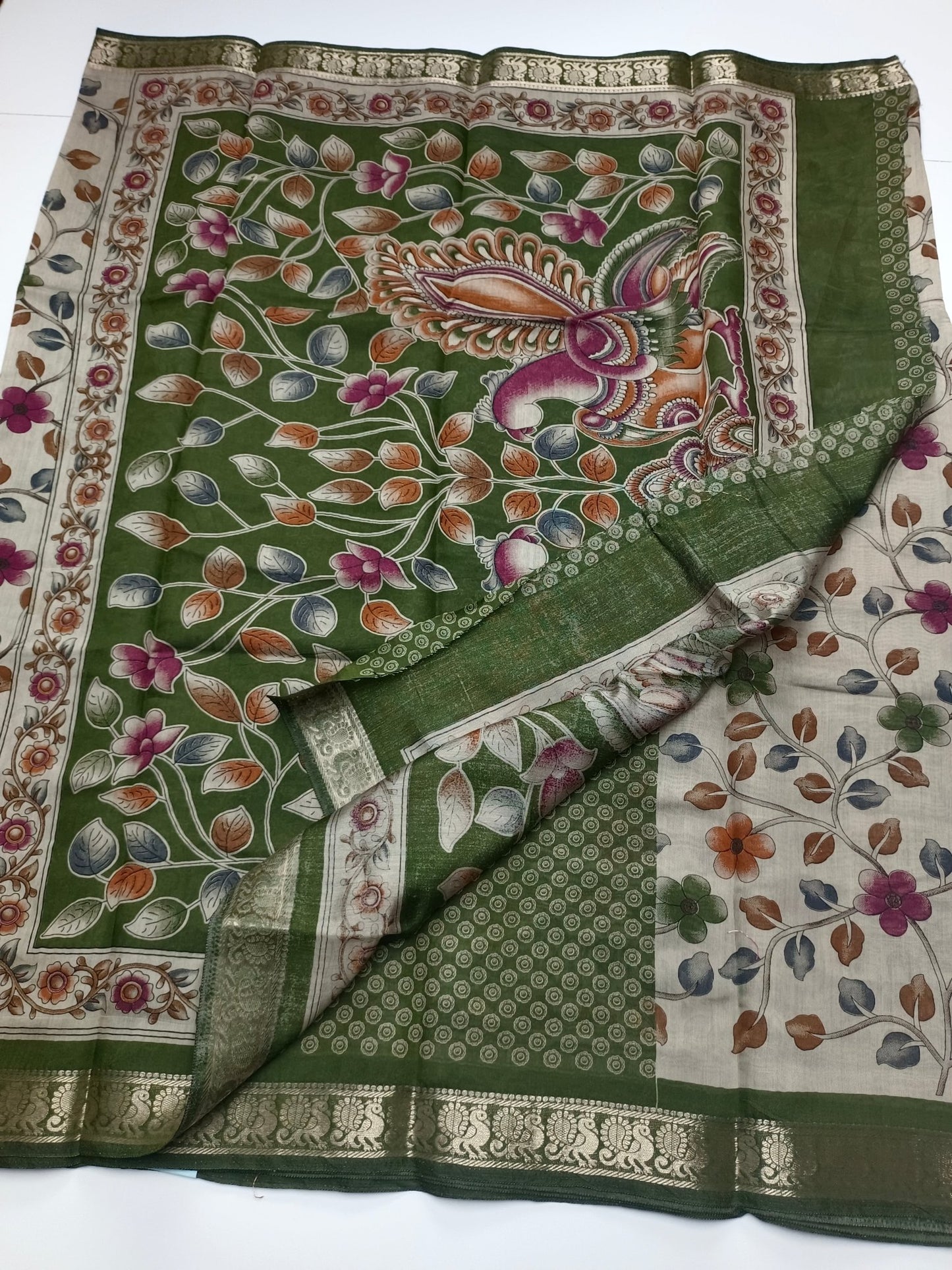 FANCY DOLA SILK SAREE - B S CHANNABASAPPA & SONS