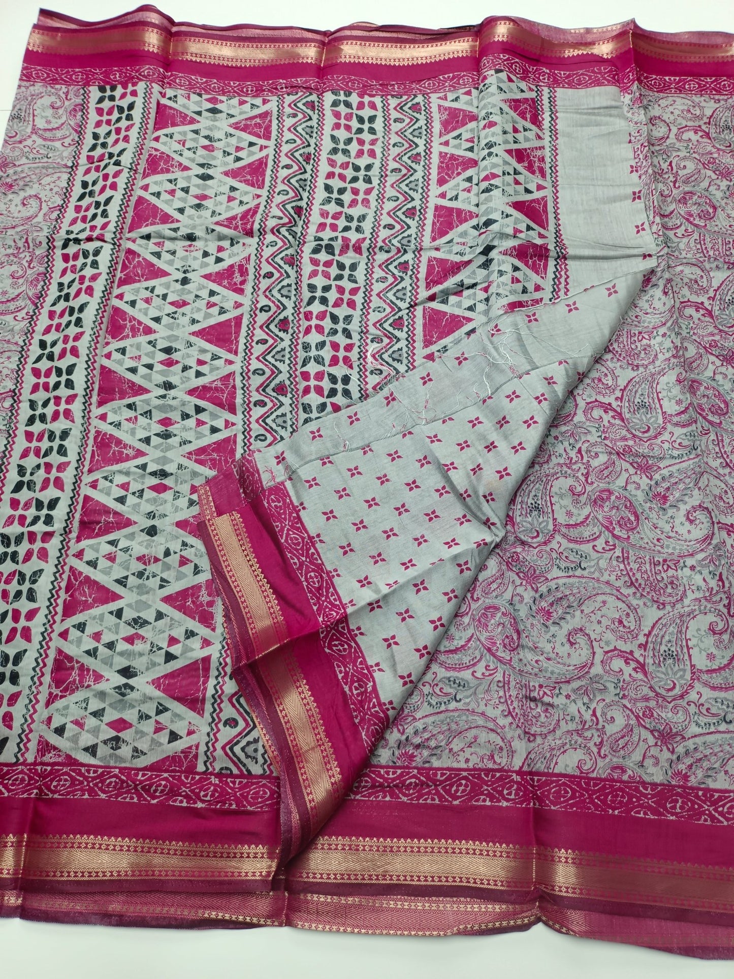 FANCY DOLA SILK SAREE - B S CHANNABASAPPA & SONS