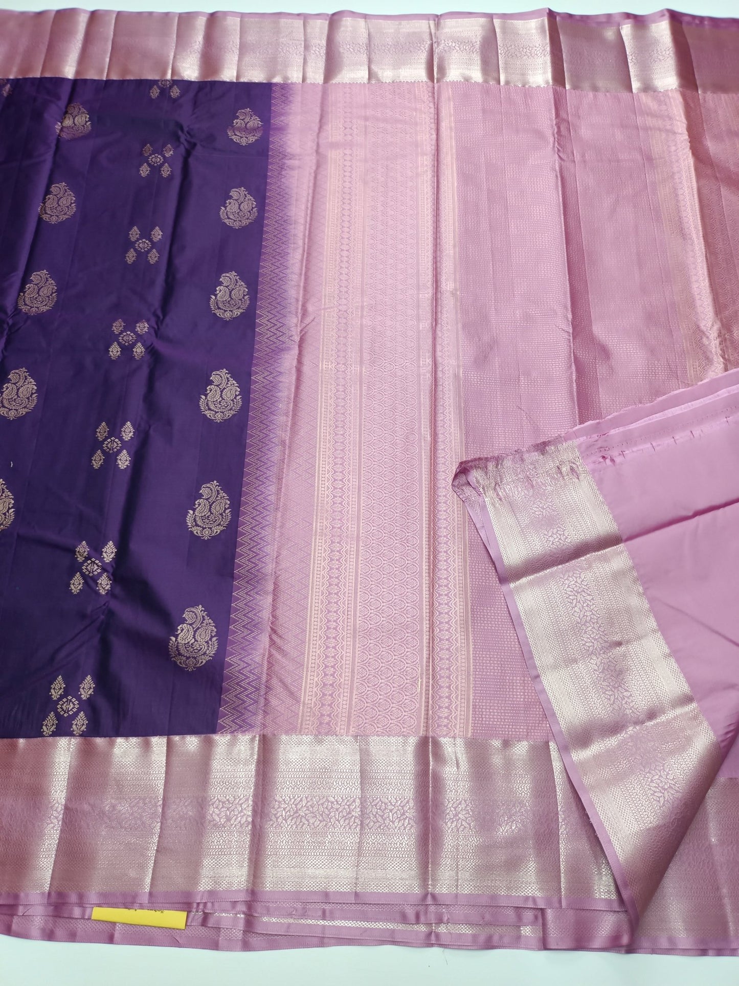 KANCHIPURAM SEMI SILK SAREE - B S CHANNABASAPPA & SONS
