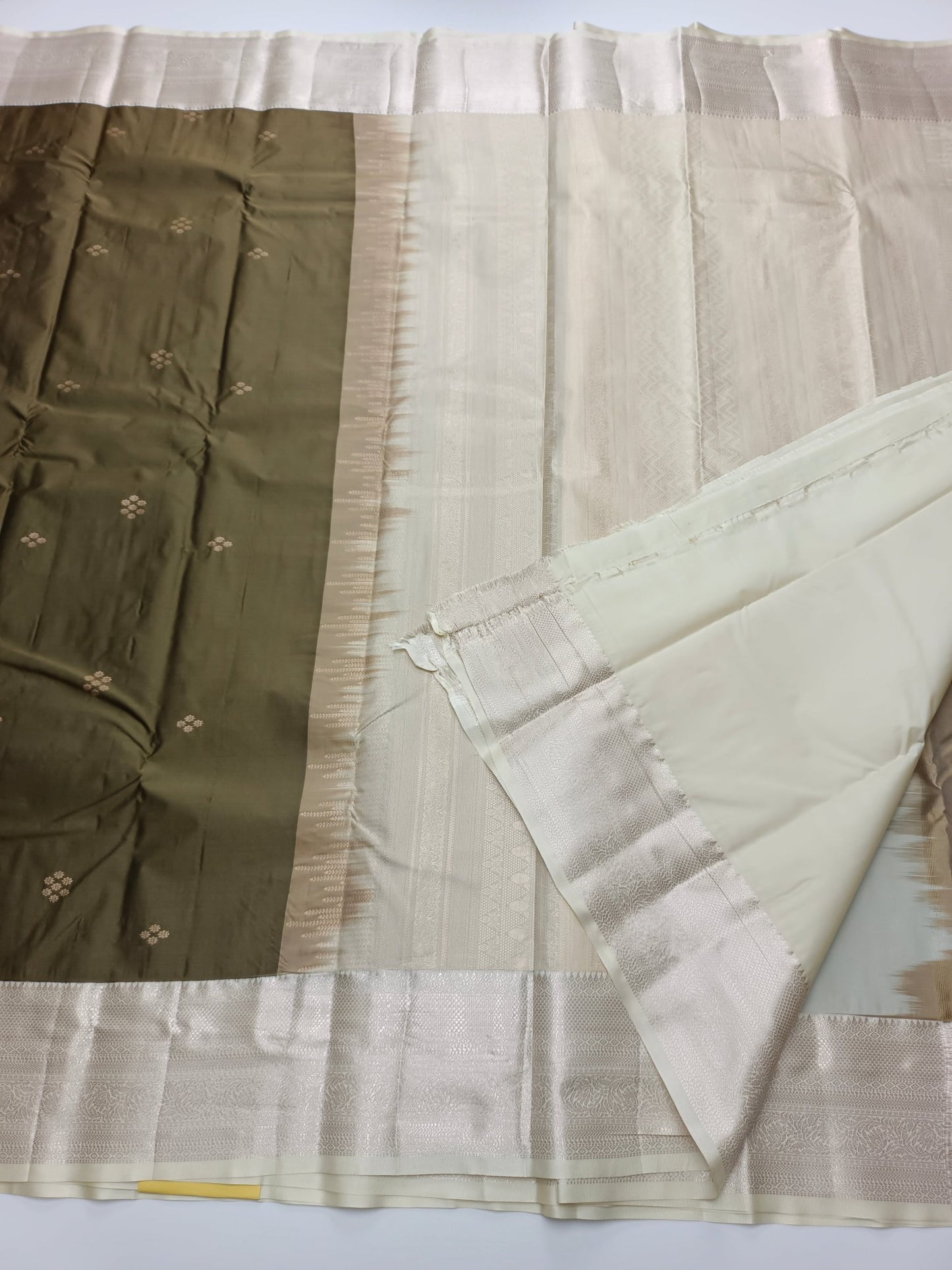 KANCHIPURAM SEMI SILK SAREE - B S CHANNABASAPPA & SONS