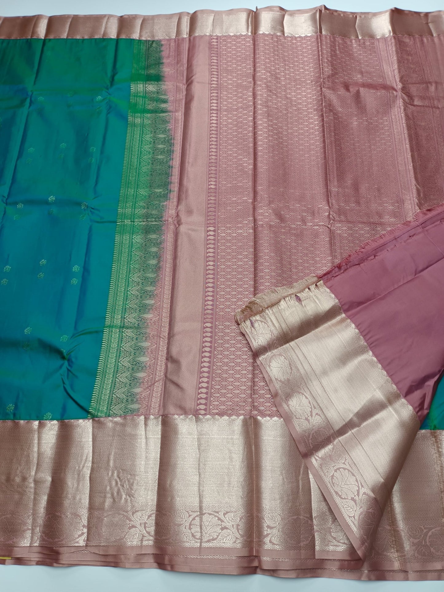 KANCHIPURAM SEMI SILK SAREE - B S CHANNABASAPPA & SONS