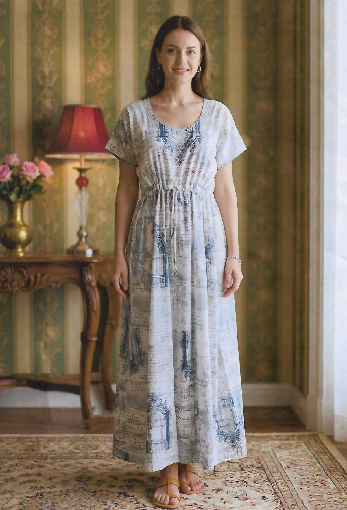 FANCY UMBRELLA NIGHTY WITH FROCK STYLE