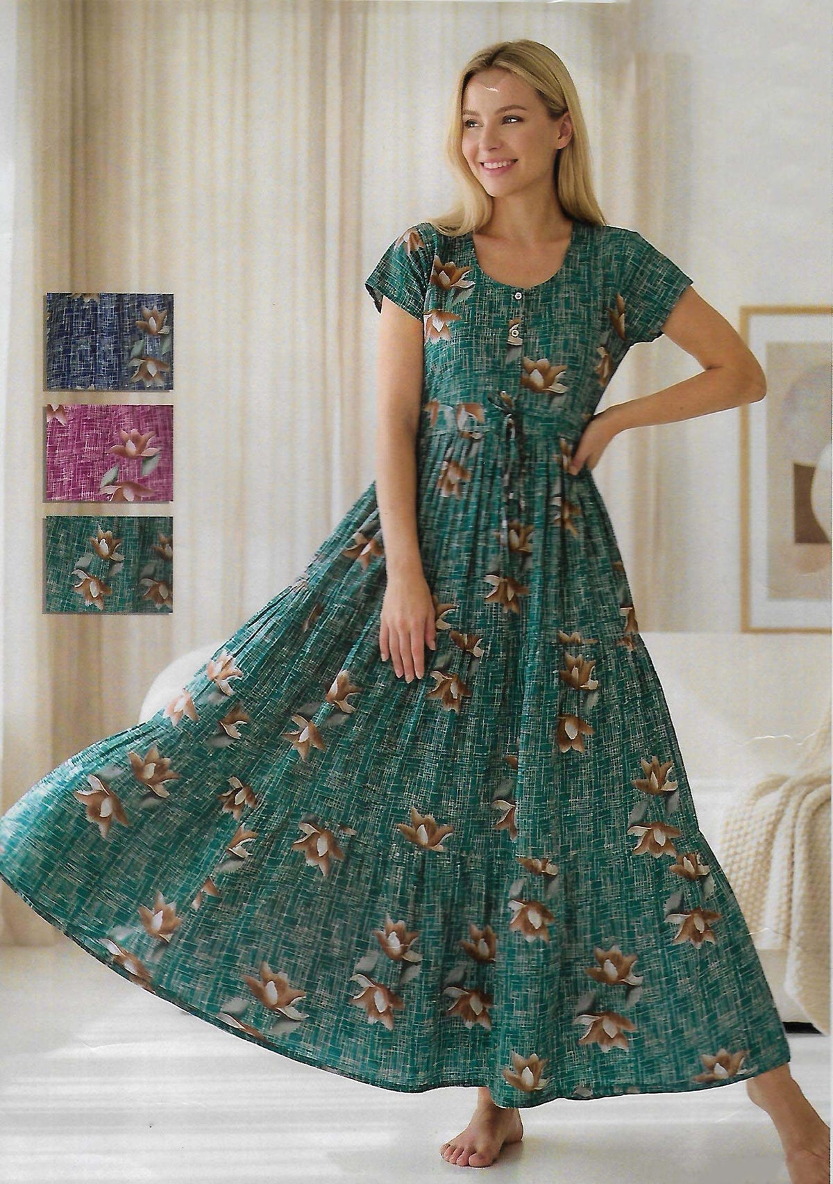 FANCY UMBRELLA NIGHTY WITH FROCK STYLE