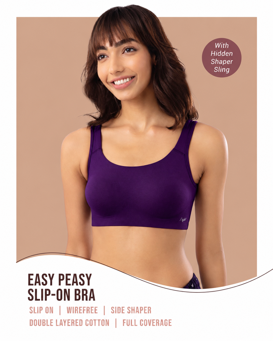 NYKAA SOFT CUP SLIP ON BRA – NYB113