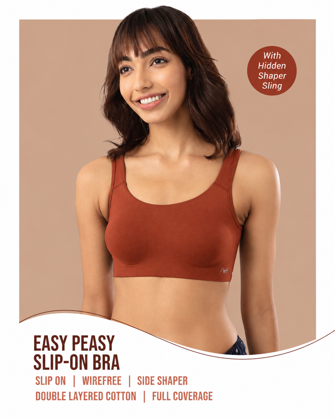 NYKAA SOFT CUP SLIP ON BRA – NYB113