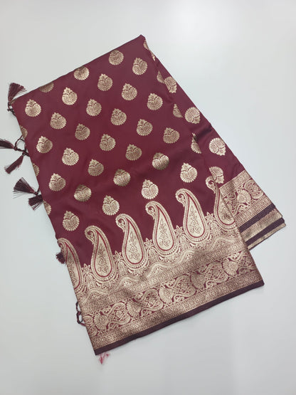 FANCY SOFT SILK SAREE - B S CHANNABASAPPA & SONS