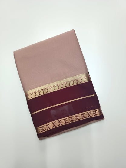 SEMI CREPE SILK SAREE - B S CHANNABASAPPA & SONS