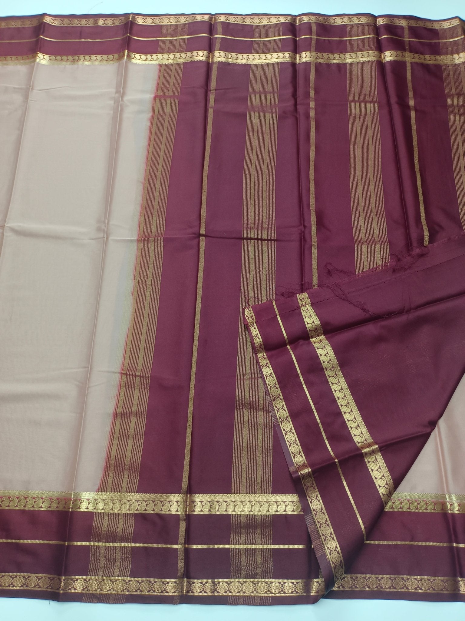 SEMI CREPE SILK SAREE - B S CHANNABASAPPA & SONS