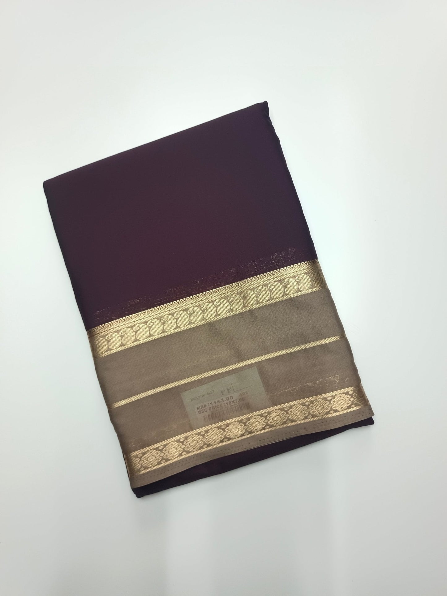 SEMI CREPE SILK SAREE - B S CHANNABASAPPA & SONS