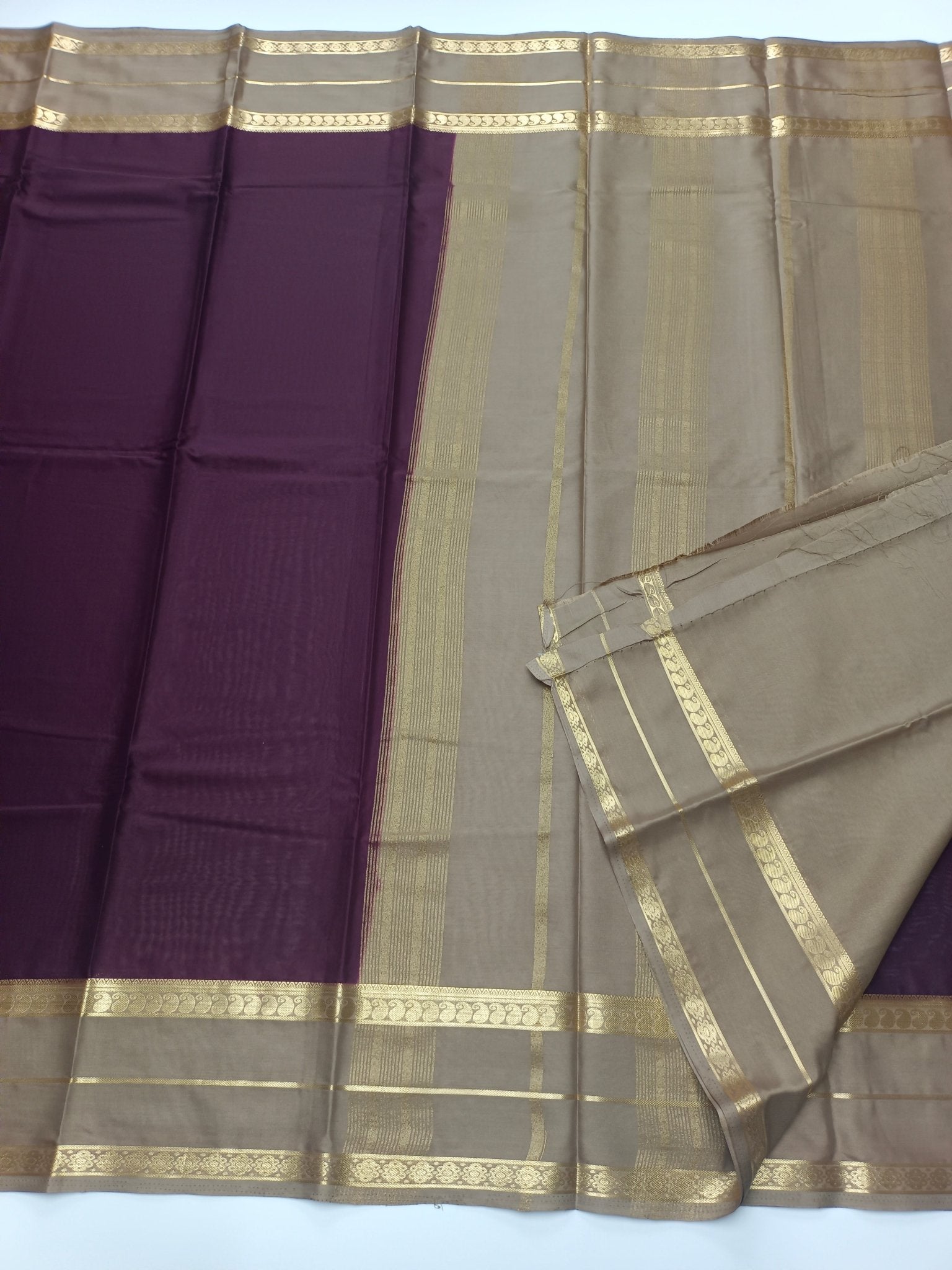 SEMI CREPE SILK SAREE - B S CHANNABASAPPA & SONS