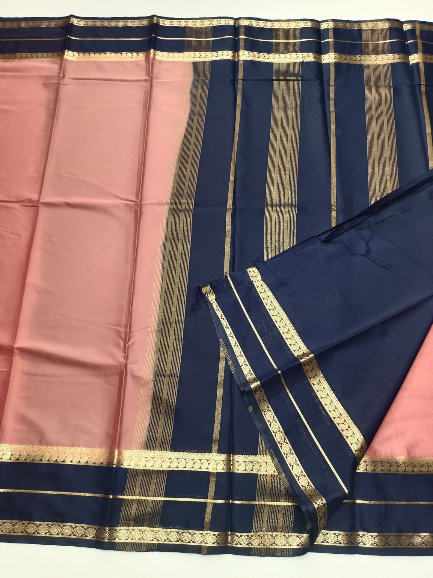 SEMI CREPE SILK SAREE - B S CHANNABASAPPA & SONS