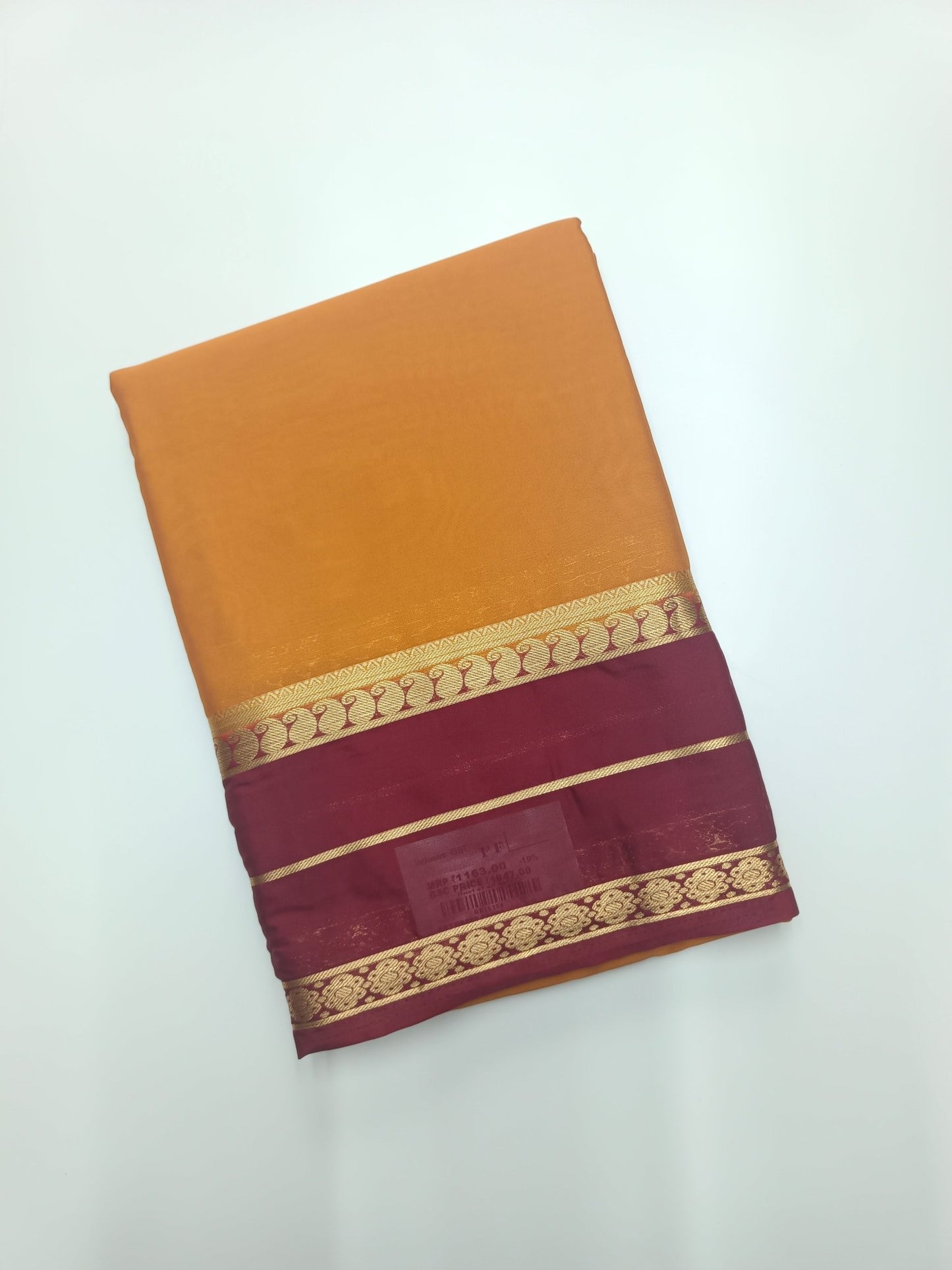 SEMI CREPE SILK SAREE - B S CHANNABASAPPA & SONS