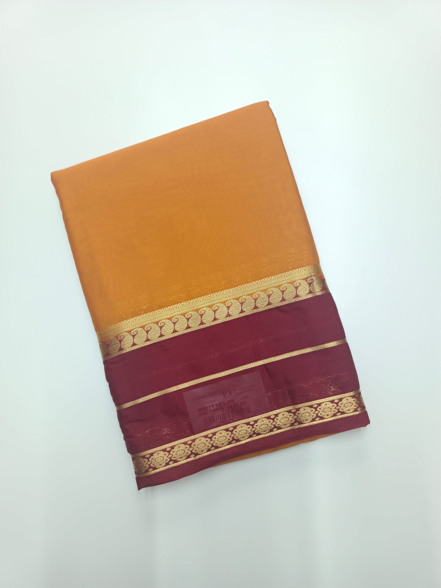 SEMI CREPE SILK SAREE - B S CHANNABASAPPA & SONS