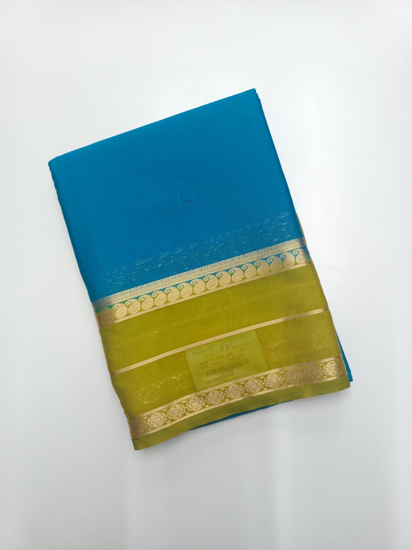 SEMI CREPE SILK SAREE - B S CHANNABASAPPA & SONS