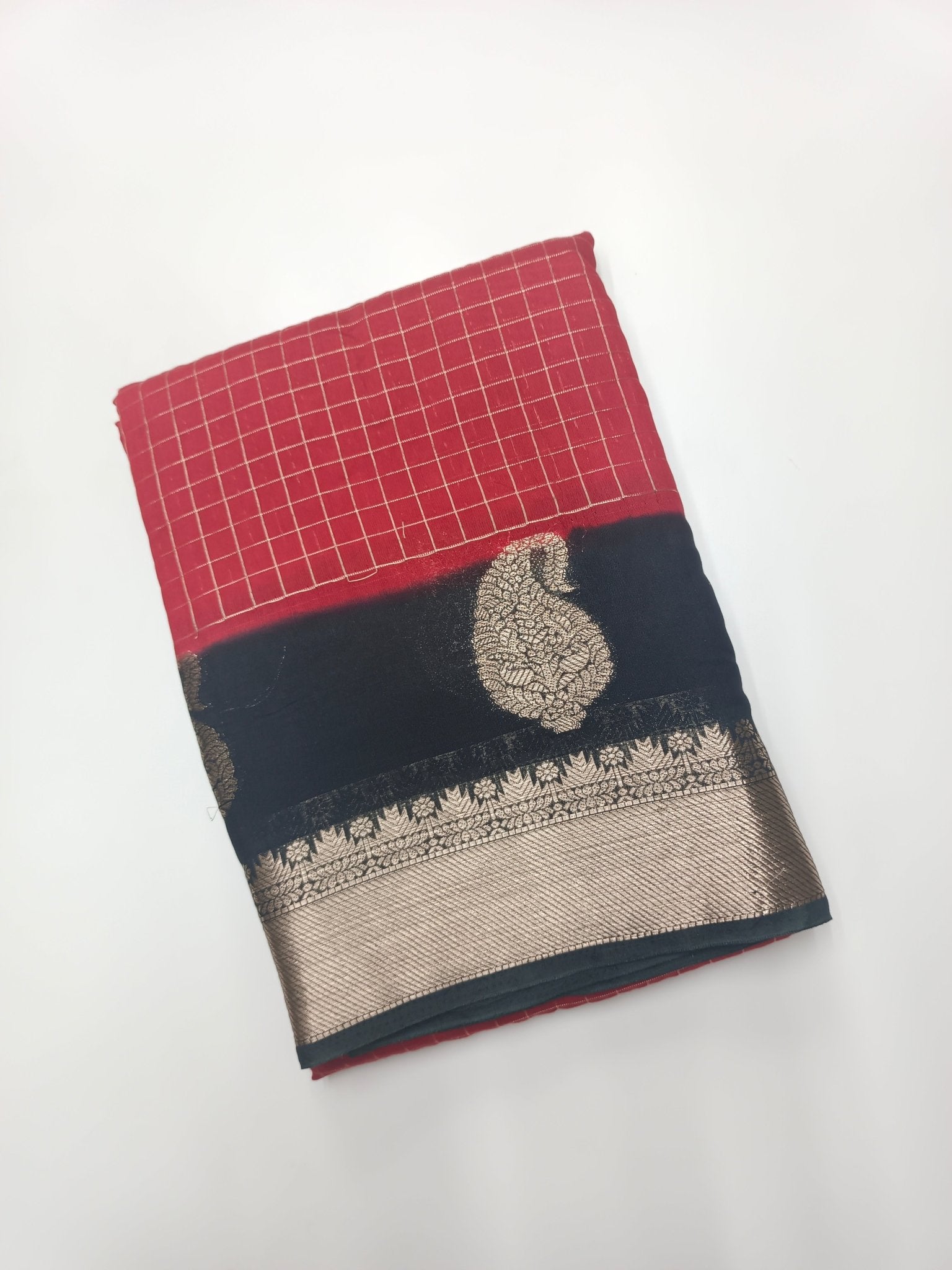 FANCY CHANDERI COTTON SAREE - B S CHANNABASAPPA & SONS