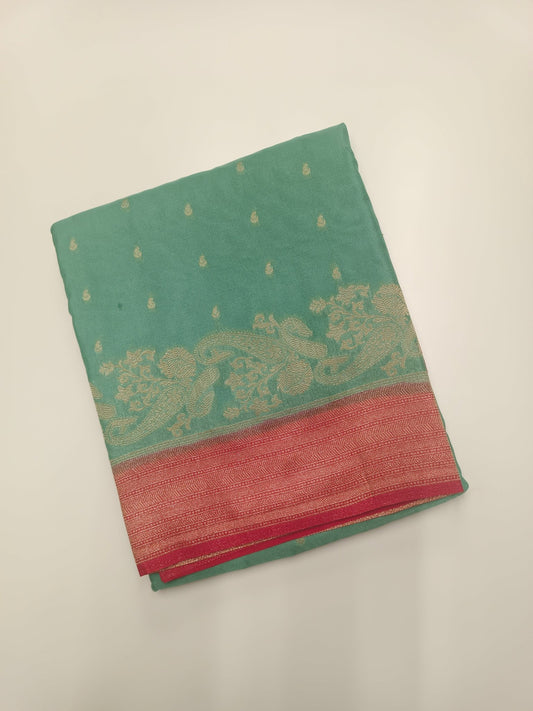 SEMI CREPE SILK SAREE