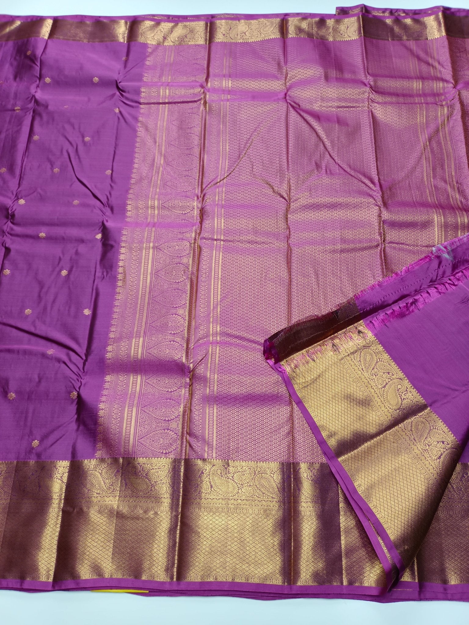 KANCHIPURAM SEMI SILK SAREE - B S CHANNABASAPPA & SONS