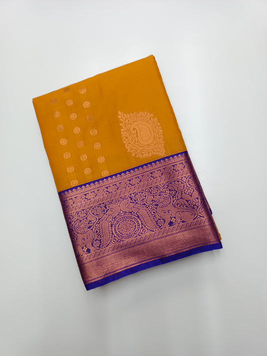 KANCHIPURAM SEMI SILK SAREE